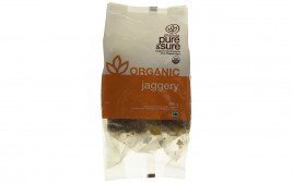 Pure & Sure Organic Jaggery   Pack  500 grams